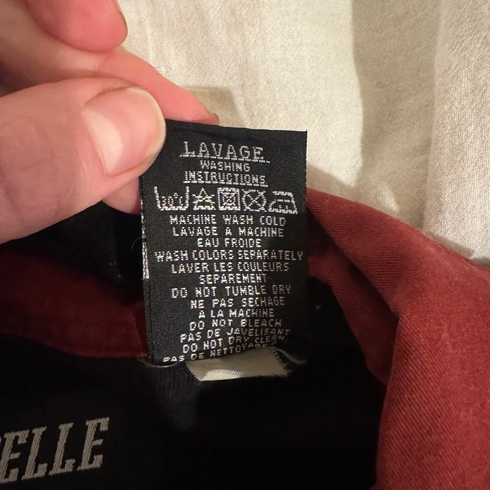 Pelle Pelle Black and Burgundy Rugby Shirt - size XL - Picture 14 of 15